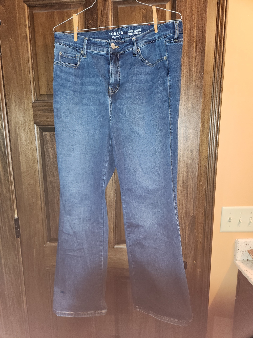 torrid Trio Fit Slim Boot Denim Jeans Fits Size 16 To 20